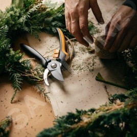 FISKARS Outils de jardinage - Sécateur traditionnel pour arbustes 1057164