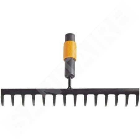 FISKARS Outils de jardinage - Râteau à feuilles, QuikFit, sans manche 1000653