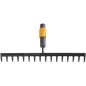 FISKARS Outils de jardinage - Râteau à feuilles, QuikFit, sans manche 1000654
