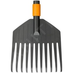 FISKARS Outils de jardinage - Râteau à feuilles, taille S, QuikFit, sans manche 1000659