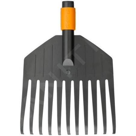 FISKARS Outils de jardinage - Râteau à feuilles, taille S, QuikFit, sans manche 1000659