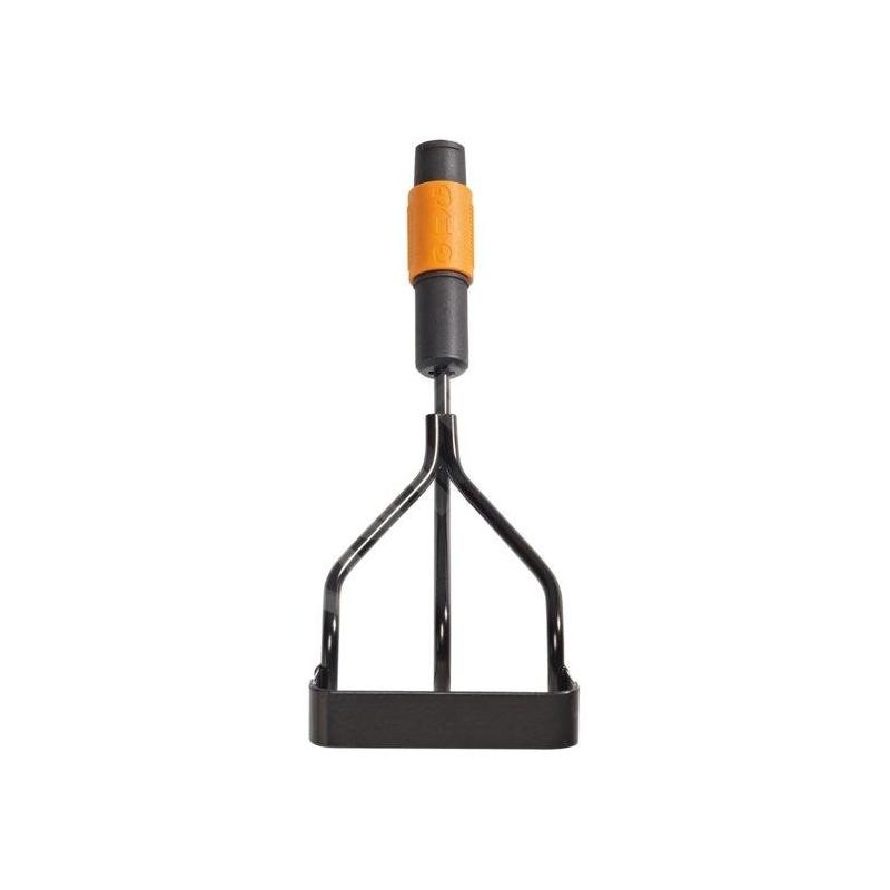 FISKARS Outils de jardinage - Griffe piocheuse à 3 dents spatulées, QuikFit, sans manche 1000681