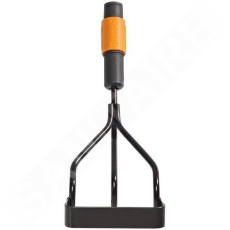 FISKARS Outils de jardinage - Griffe piocheuse à 3 dents spatulées, QuikFit, sans manche 1000681