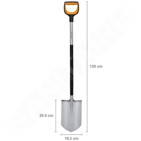 FISKARS Outils de jardinage - Pelle bêche pointue 1066729
