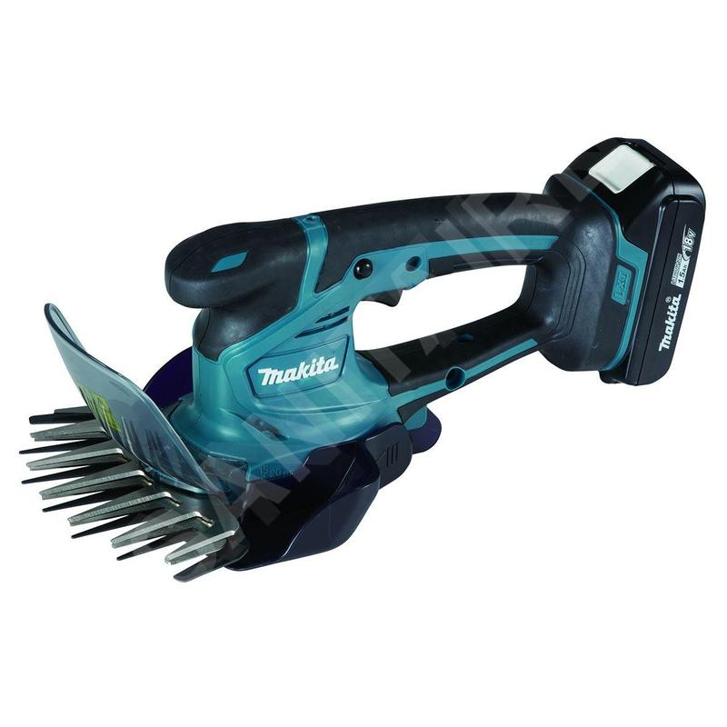 Makita Outillage motorisé de jardin - Cisaille à gazon sans fil 18V, 1 batterie 1,5 Ah, chargeur DUM604SYX