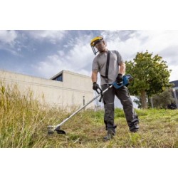 Bosch Outils de jardinage - Coupe-bordure sans fil 18V, largeur de coupe 33 cm, sans batterie ni chargeur 06008D1000