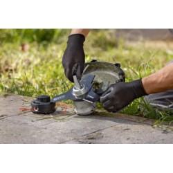 Bosch Outils de jardinage - Coupe-bordure sans fil 18V, largeur de coupe 33 cm, sans batterie ni chargeur 06008D1000