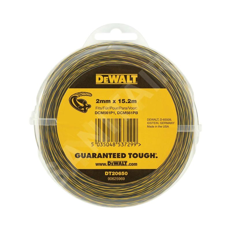 DeWALT Accessoires - Bobine de fil 2 mm x 15,2 m pour coupe bordures DT20650