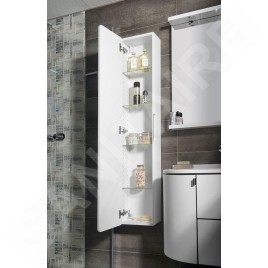 Sapho Prim - Meuble colonne 280x1400x160 mm, blanc PR031-3030