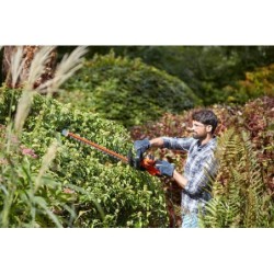 BLACK+DECKER Outils de jardinage - Taille-haie 60 cm, 600 W BEHTS501-QS