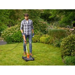 BLACK+DECKER Outils de jardinage - Coupe-bordure multi-fonctionnel 550 W, 30 cm de largeur de coupe BESTA530CM-QS