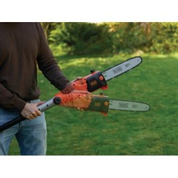BLACK+DECKER Outils de jardinage - Scie d'élagage à chaîne 800 W PS7525-QS