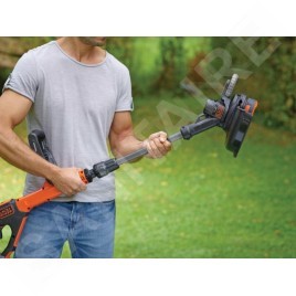 BLACK+DECKER Outils de jardinage - Coupe-bordure sans fil 18V, largeur de coupe 28 cm, 1 batterie 2.0 Ah Li-ion, chargeur