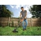 BLACK+DECKER Outils de jardinage - Coupe-bordure sans fil 18V, largeur de coupe 28 cm, sans batterie ni chargeur STC1820PCB-XJ