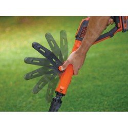 BLACK+DECKER Outils de jardinage - Coupe-bordure sans fil 18V, largeur de coupe 30 cm, 1 batterie 4.0 Ah Li-ion, chargeur