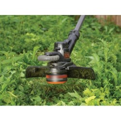 BLACK+DECKER Outils de jardinage - Coupe-bordure sans fil 18V, largeur de coupe 30 cm, 1 batterie 4.0 Ah Li-ion, chargeur