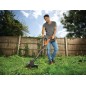 BLACK+DECKER Outils de jardinage - Coupe-bordure sans fil 18V, largeur de coupe 30 cm, 1 batterie 4.0 Ah Li-ion, chargeur