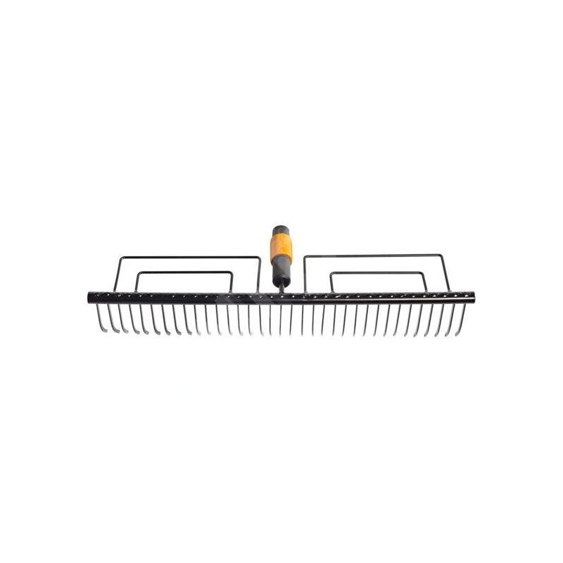 FISKARS Outils de jardinage - Râteau à feuilles, QuikFit, sans manche 1000656