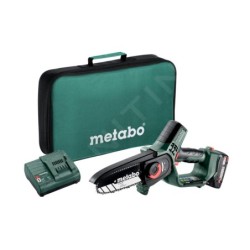 Metabo Outillage - Scie d'élagage sans fil 18V 15 cm, 1x batterie 2.0 Ah, chargeur 600856500