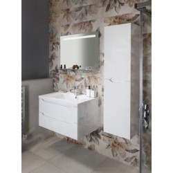 Sapho Wave - Armoire 350x1400x300 mm, 2 portes, blanc WA245-3030