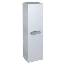 Sapho Wave - Armoire 350x1400x300 mm, 2 portes, blanc/chêne argenté WA245-3011