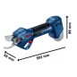 Bosch Outils de jardinage - Sécateur sans fil 12V, sans batterie ni chargeur 06019K1020