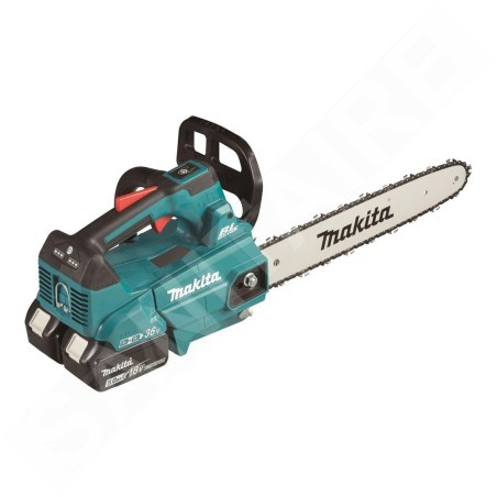 Makita Outillage - Tronçonneuse sans fil 18V 30 cm, 2 batteries 5,0 Ah, chargeur DUC306PT2B