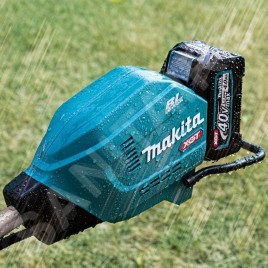 Makita Outillage motorisé de jardin - Débroussailleuse sans fil 40V, largeur de coupe 43 cm, 1 batterie 4,0Ah, chargeur