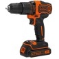 BLACK+DECKER Outillage - Perceuse à percussion sans fil 18 V, 2 batteries 1,5 Ah BDCHD18KB-QW