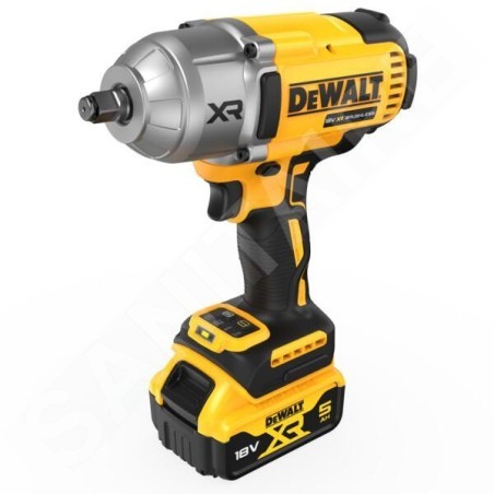 DeWALT Outillage - Clé à chocs AKU 18V, 2x batterie 5,0 Ah XR, chargeur DCF900P2T