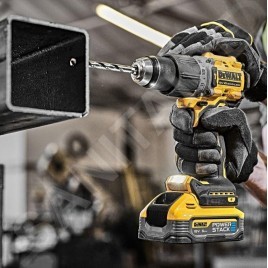 DeWALT Outillage - Perceuse-visseuse sans fil 18V avec percussion, 2x batterie 5 Ah XR POWERSTACK DCD805H2T