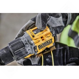 DeWALT Outillage - Perceuse-visseuse sans fil 18V avec percussion, 2x batterie 5 Ah XR POWERSTACK DCD805H2T
