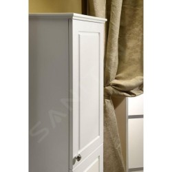 Sapho Violeta - Armoire 350x1400x300 mm, droite, 2 portes, blanc VI165-3131