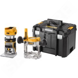 DeWALT Outillage - Affleureuse et défonceuse XR 18V 8 mm Brushless, sans batterie DCW604NT