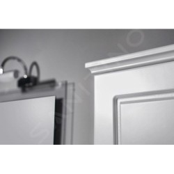 Sapho Violeta - Armoire 350x1400x300 mm, droite, 2 portes, blanc VI165-3131