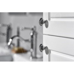 Sapho Violeta - Armoire 350x1400x300 mm, droite, 2 portes, blanc VI165-3131