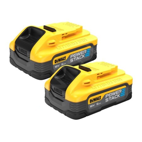 DeWALT Accessoires - Batterie 18V POWERSTACK 5,0 Ah, 2 pièces DCBP518H2