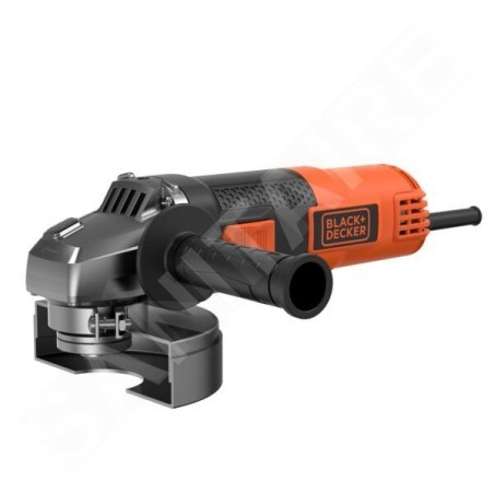 BLACK+DECKER Outillage - Meuleuse d'angle 900 W, pour disques de 115 mm BEG220-QS
