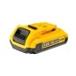 DeWALT Outillage - Perceuse-visseuse à percussion sans fil 18V, 2 batteries 2Ah XR DCD796D2