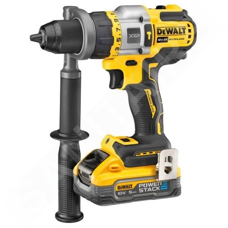 DeWALT Outillage - Perceuse à percussion sans fil 18 V, 2 batteries 5,0 Ah DCD999H2T