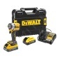 DeWALT Outillage - Boulonneuse à chocs sans fil 18 V, 2 batteries 5,0 Ah DCF921H2T