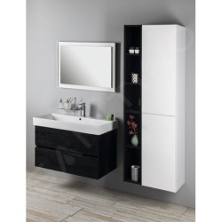 Sapho Espace - Armoire, 350x1720x320 mm, 2 portes, blanc brillant ESC230-3030