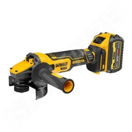 DeWALT Outillage - Meuleuse d'angle AKU 18V 125 mm, 1x batterie 6,0 Ah FLEXVOLT, chargeur DCG409T1