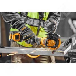 DeWALT Outillage - Meuleuse d'angle AKU 18V 125 mm, 1x batterie 6,0 Ah FLEXVOLT, chargeur DCG409T1