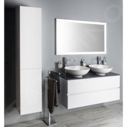 Sapho Espace - Armoire, 350x1720x320 mm, 2 portes, blanc brillant ESC230-3030