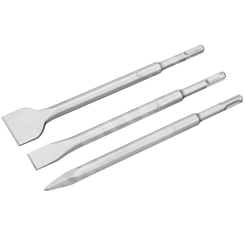 DeWALT Accessoires - Jeu de burins SDS-Plus à 3 branches DT60330