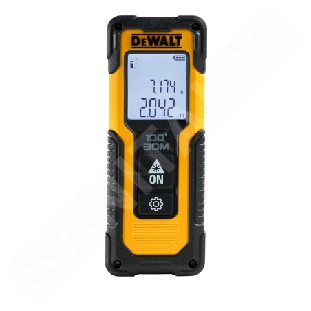 DeWALT Accessoires - Télémètre laser, portée de 30 m DWHT77100