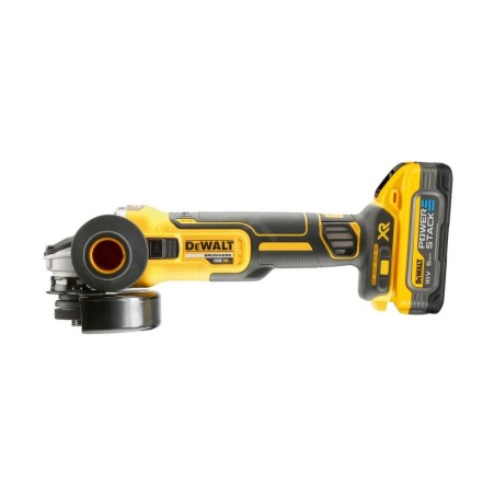 DeWALT Outillage - Meuleuse d'angle à batterie 18 V, 2 batteries 5,0 Ah DCG409H2T