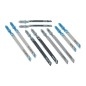 DeWALT Accessoires - Set de 10 lames de scie sauteuse pour le métal et le bois DT2294