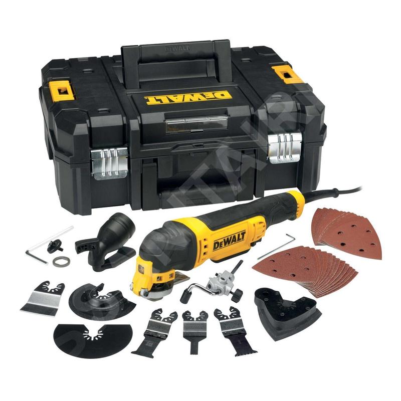 DeWALT Outillage - Multi-ponceuse oscillante avec accessoires 300 W DWE315KT